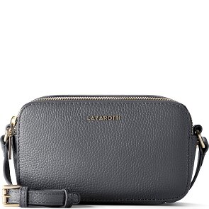 Lazarotti Bologna Leather Umhängetasche Camera-Bag Leder Double-Zip 18 cm