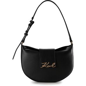 Karl Lagerfeld Signature Schultertasche Leder 27 cm
