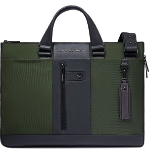 Piquadro Brief Aktentasche RFID Schutz Leder 42 cm Laptopfach