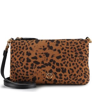 PINKO Flat Horizontal Umhängetasche Leder 20 cm