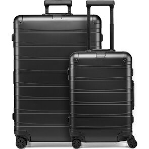 Redolz Pro Aluminium 4-Rollen Kofferset S+L