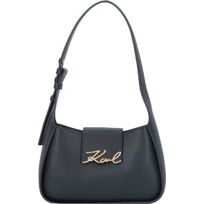 Karl Lagerfeld Signature Schultertasche Leder 24 cm Karl Lagerfeld Signature Schultertasche Leder 24 cm