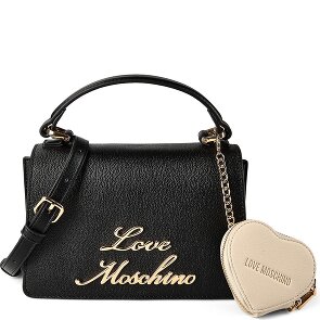 Love Moschino Heart Charm Handtasche Leder 21 cm