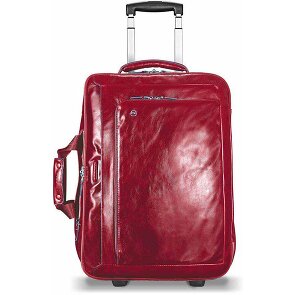 Piquadro Blue Square 2 Rollen Businesstrolley Leder 51 cm Laptopfach