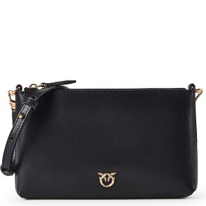 PINKO Flat Horizontal Mini Clutch Tasche Leder 19.5 cm