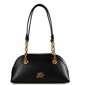Karl Lagerfeld Autograph Schultertasche Leder 30 cm