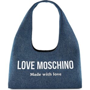 Love Moschino Denim Signature Love Schultertasche 34 cm
