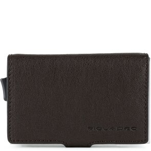 Piquadro Blue Square Kreditkartenetui RFID Schutz Leder 7 cm