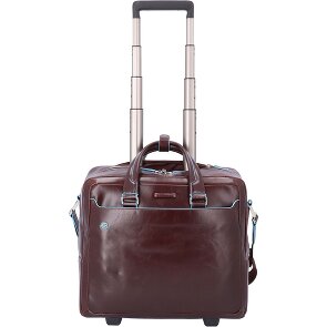 Piquadro Blue Square 2-Rollen Businesstrolley Leder 36 cm Laptopfach