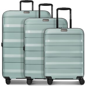 Redolz Pro PP 4 Rollen Kofferset 3-teilig mit Dehnfalte