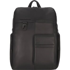 Piquadro Finn Business-Rucksack Leder 43 cm Laptopfach