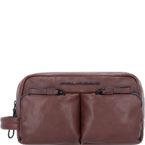 Piquadro Harper Kulturbeutel Leder 23 cm