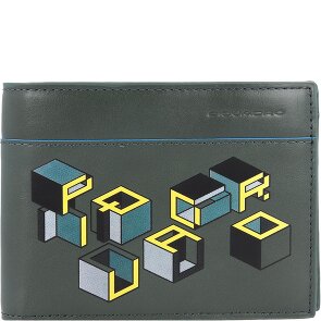 Piquadro Blue Square Revamp Geldbörse RFID Leder 13 cm