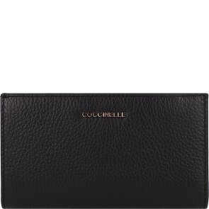 Coccinelle Metallic Geldbörse RFID Schutz Leder 16 cm