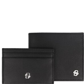 Boss Geldbörse RFID Schutz Leder 16.5 cm Geschenkbox