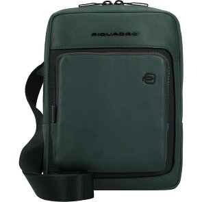 Piquadro Liko Mini Bag Umhängetasche RFID Schutz Leder 17 cm
