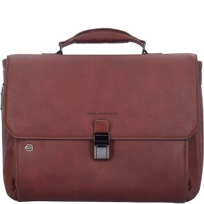 Piquadro Black Square Aktentasche Leder 40 cm Laptopfach