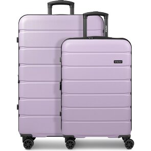 Saxoline Miami 4-Rollen Kofferset S+L mit Dehnfalte