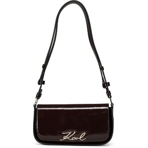 Karl Lagerfeld Signature Schultertasche Leder 24 cm