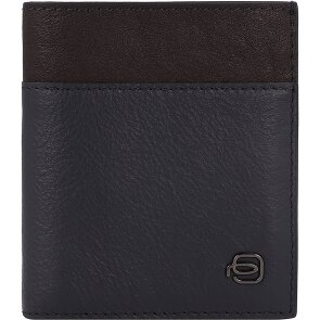 Piquadro Black Square Kreditkartenetui RFID Schutz Leder 9 cm