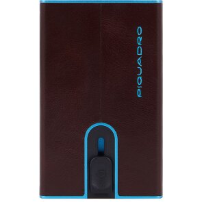 Piquadro Black Square Kreditkartenetui RFID Schutz Leder 6 cm