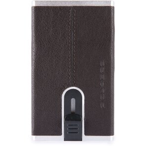 Piquadro Black Square Kreditkartenetui RFID Leder 6 cm