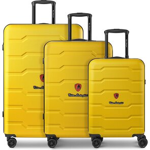 Tonino Lamborghini Bologna 4 Rollen Kofferset 3-teilig