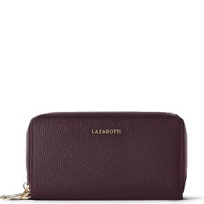 Lazarotti Bologna Leather XL Double Zip-Around Geldbörse RFID Leder 20 cm