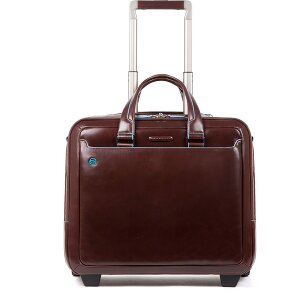 Piquadro Blue Square 2-Rollen Businesstrolley Leder 37 cm Laptopfach