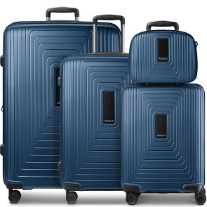 Redolz Essentials 14 4-Rollen Kofferset + Beautycase 4 tlg. mit Dehnfalte