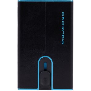 Piquadro Black Square Kreditkartenetui RFID Schutz Leder 6 cm