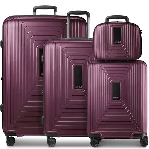 Redolz Essentials 14 4-Rollen Kofferset + Beautycase 4 tlg. mit Dehnfalte