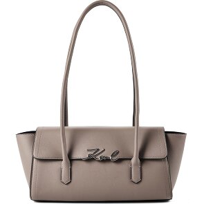 Karl Lagerfeld Signature Schultertasche Leder 37 cm