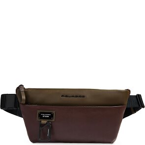 Piquadro Harper Gürteltasche Leder 34 cm mit Dehnfalte