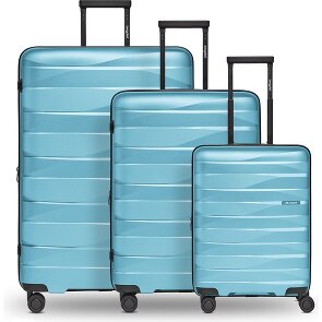 Bergpfeil Travel 4-Rollen Kofferset 3-tlg. mit Dehnfalte