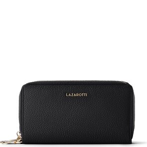 Lazarotti Bologna Leather XL Double Zip-Around Geldbörse RFID Leder 20 cm