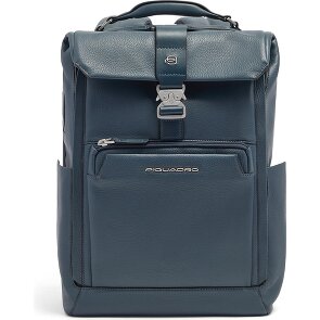 Piquadro Tebe Daypack RFID Schutz Leder 44 cm Laptopfach