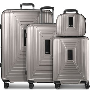 Redolz Essentials 14 4-Rollen Kofferset + Beautycase 4 tlg. mit Dehnfalte