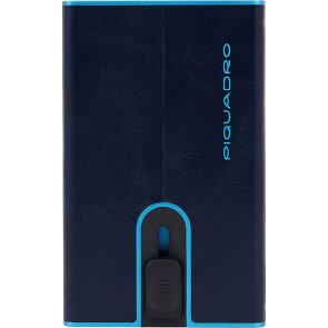 Piquadro Black Square Kreditkartenetui RFID Schutz Leder 6 cm