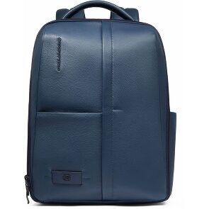 Piquadro Russel Daypack RFID Schutz Leder 41 cm Laptopfach