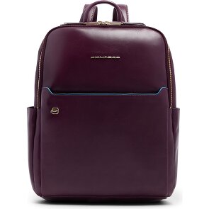 Piquadro Blue Square Daypack RFID Schutz Leder 37 cm Laptopfach