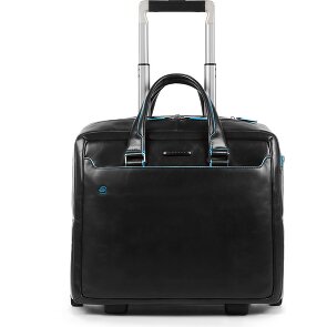 Piquadro Blue Square 2-Rollen Businesstrolley Leder 36 cm Laptopfach