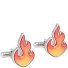 Flame Manschettenknöpfe Messing 2 cm Variante silver Flame Manschettenknöpfe Messing 2 cm Variante silver