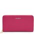  Bologna Leather Geldbörse Leder 19 cm Variante hot pink