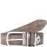  Fashion Basics Cuno Gürtel Leder Variante silbermetallic | 80 cm