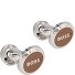  Manschettenknöpfe Messing 0.4 cm Variante medium beige