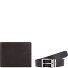  Geldbörse Geschenkbox Leder 2tlg. Variante dark brown