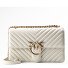Love One Umhängetasche Leder 26.5 cm Variante bianco seta-antique gold Love One Umhängetasche Leder 26.5 cm Variante bianco seta-antique gold