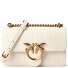  Love One Umhängetasche Leder 21 cm Variante bianco nembo-antique gold