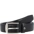  Business Gürtel Leder Variante black | 105 cm